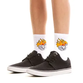 Medias Rusty Casino Socks White