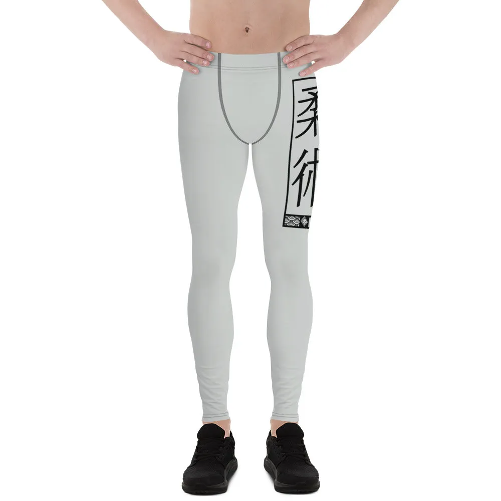 Men's Athletic Workout Leggings For Jiu Jitsu 018 - Smoke