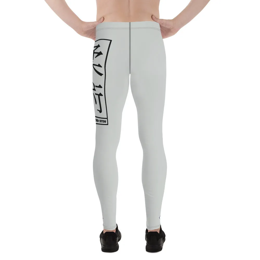 Men's Athletic Workout Leggings For Jiu Jitsu 018 - Smoke