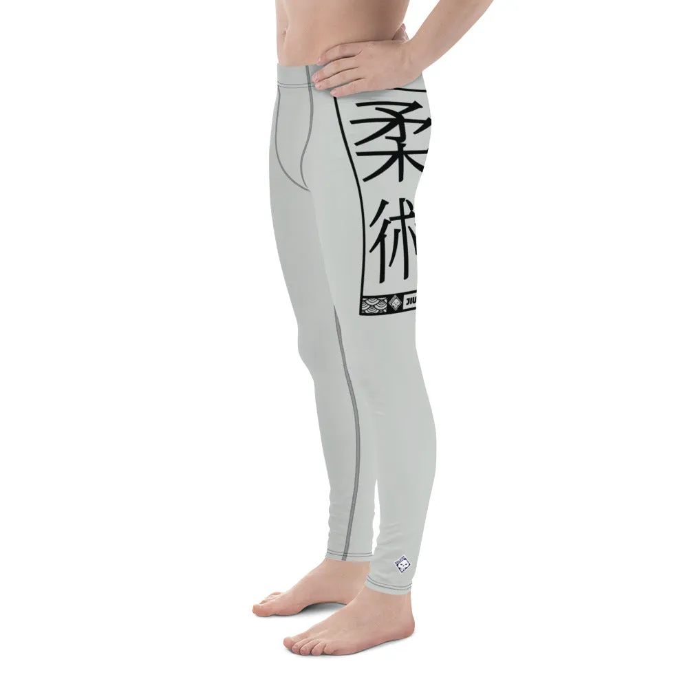 Men's Athletic Workout Leggings For Jiu Jitsu 018 - Smoke