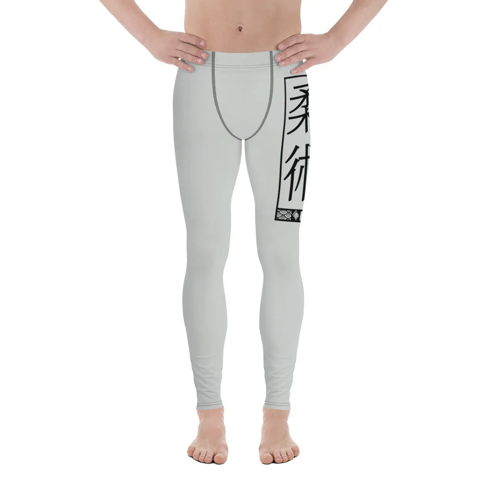 Men's Athletic Workout Leggings For Jiu Jitsu 018 - Smoke