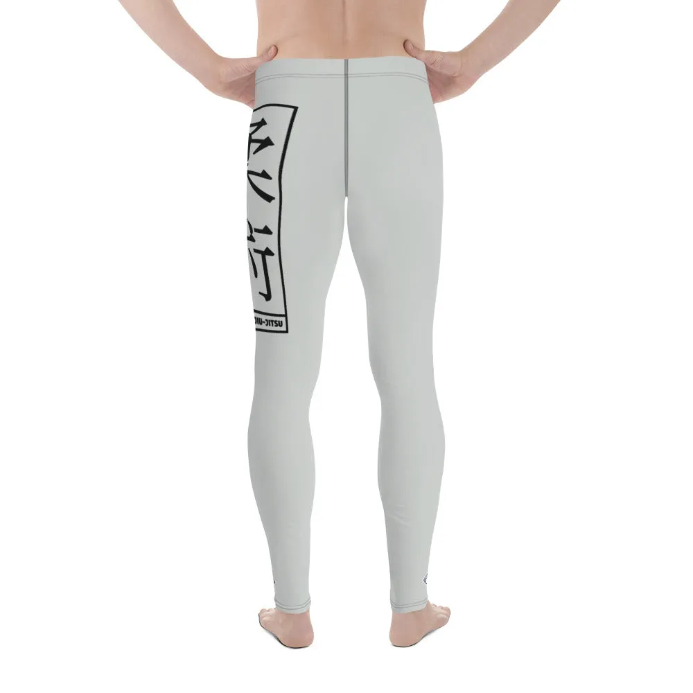 Men's Athletic Workout Leggings For Jiu Jitsu 018 - Smoke