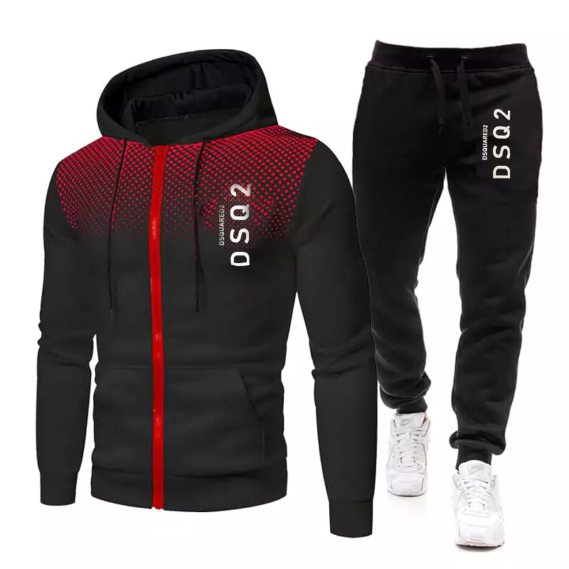 Men's Sportswear Two Piece Set Warm Jackets and Pants Tracksuit Zipper Coats Outdoor Hoodies Sports Suits Jogging S4673764