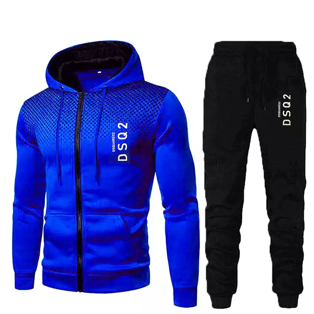 Men's Sportswear Two Piece Set Warm Jackets and Pants Tracksuit Zipper Coats Outdoor Hoodies Sports Suits Jogging S4673764