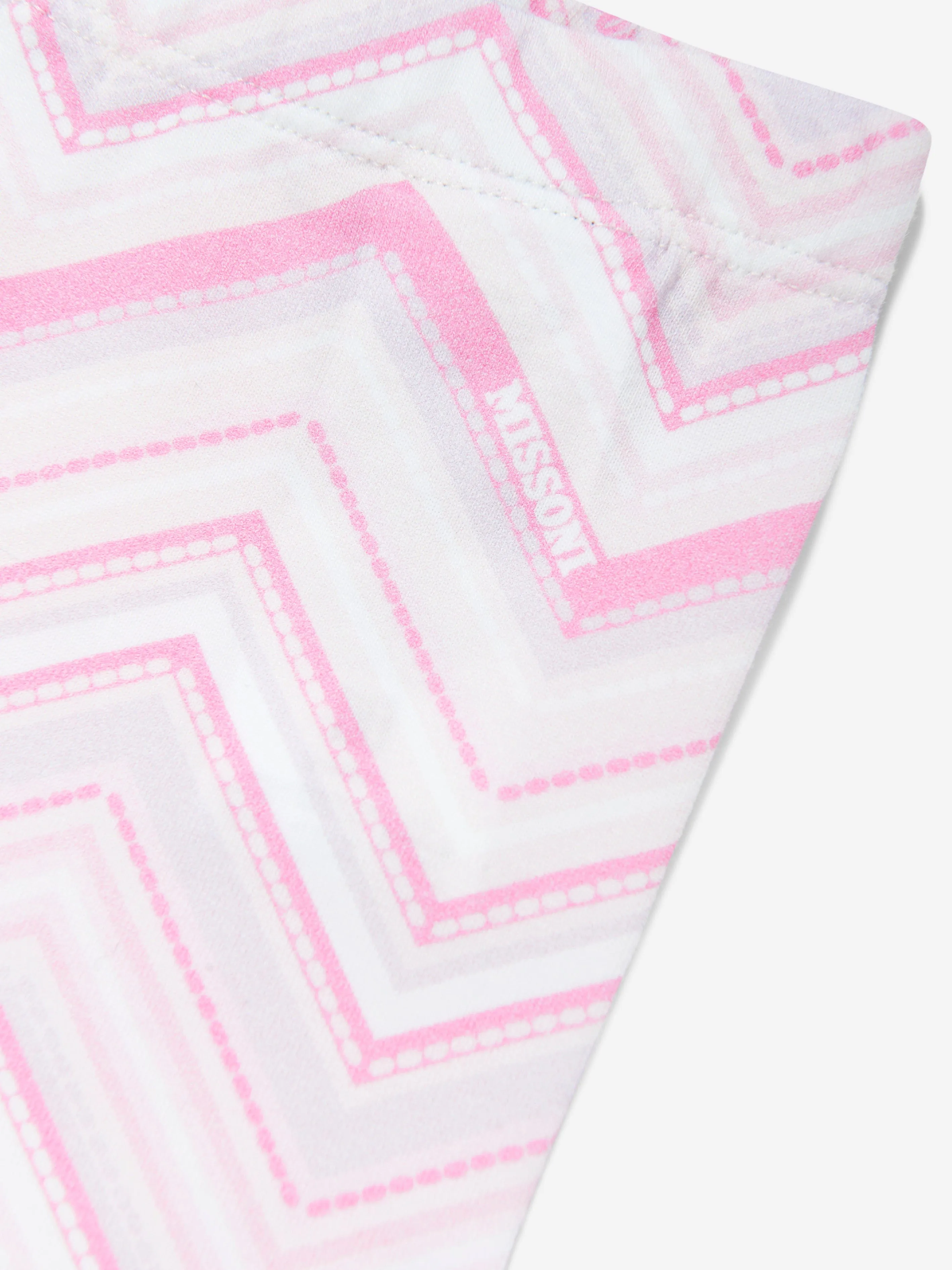 Missoni Baby Girls Zigzag Leggings in Pink