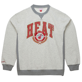 Mitchell & Ness Miami HEAT Premium Fleece Crewneck