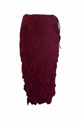 Moth Convertible Column Skirt | Wine