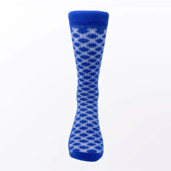 Mpatapo Cotton Socks - White/Blue