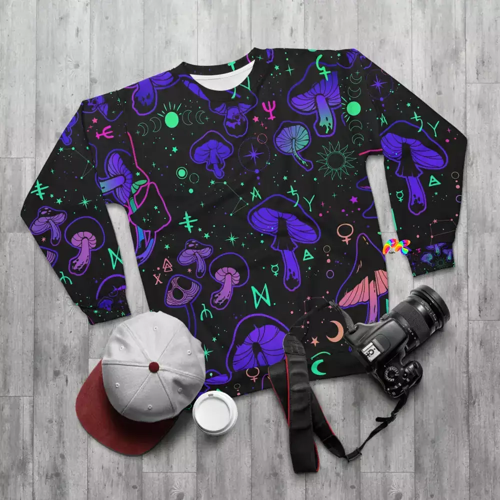 Mushroom Cult Unisex Rave Sweatshirt