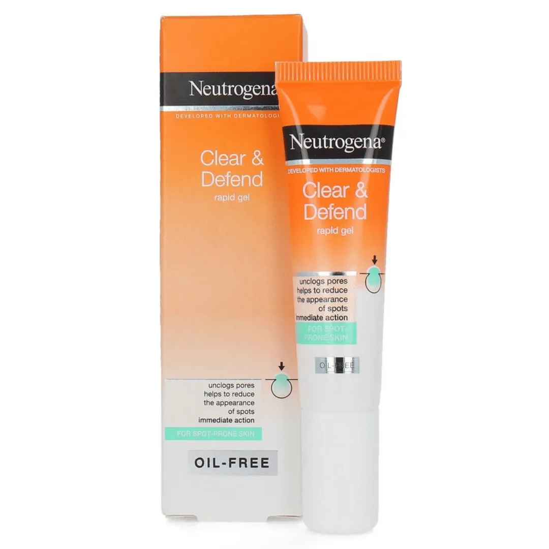 Neutrogena - Clear & Defend Rapid Gel - Gel local contre l'acné 15 ml