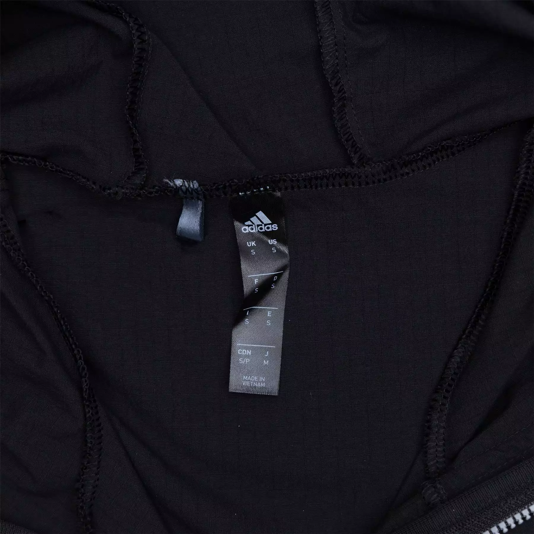 No Members x adidas Ripstop Quarter Zip Pullover Hoodie Black - SS23