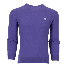 Northwestern Tomahawk Cashmere Crewneck Sweater