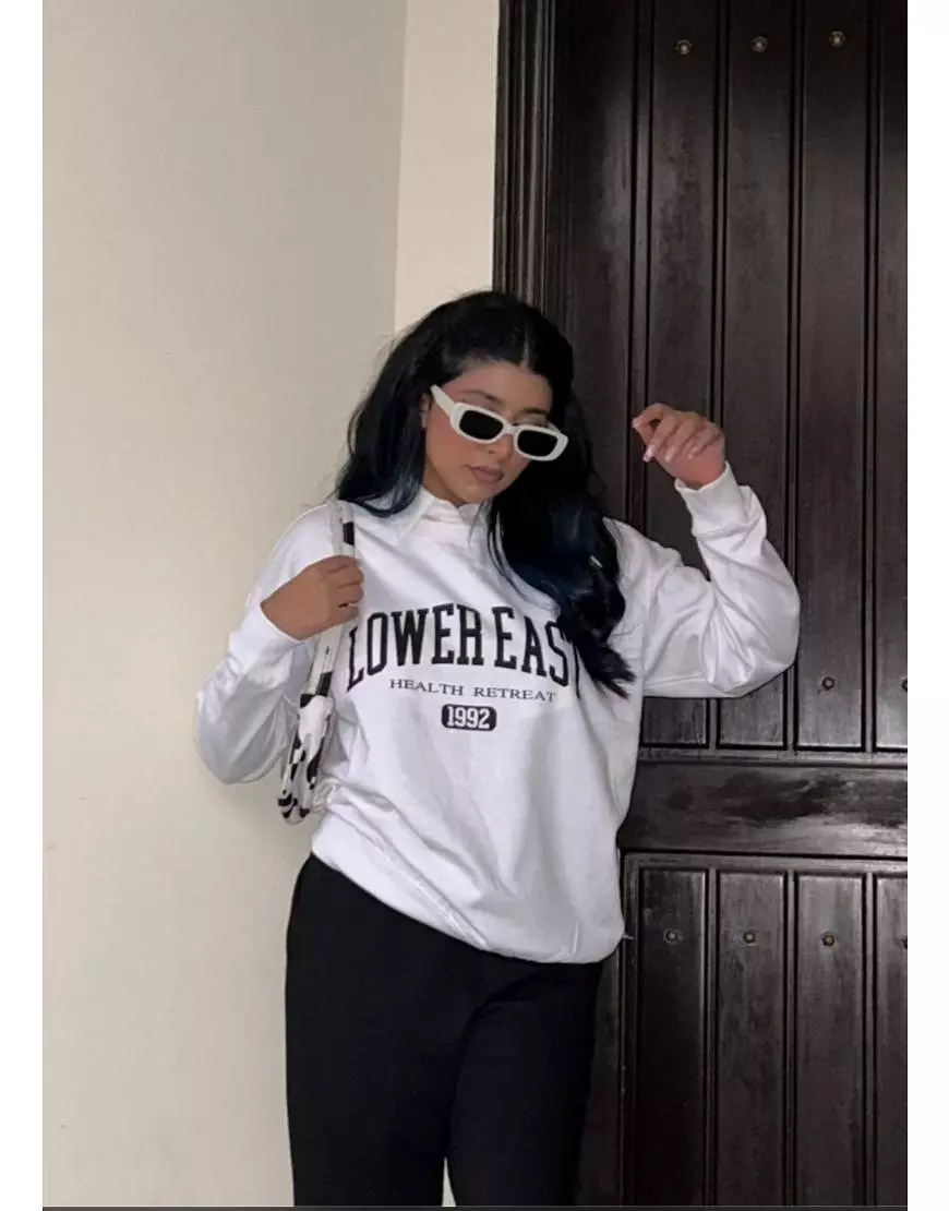 Off White Lower East Logo Sweatshirt