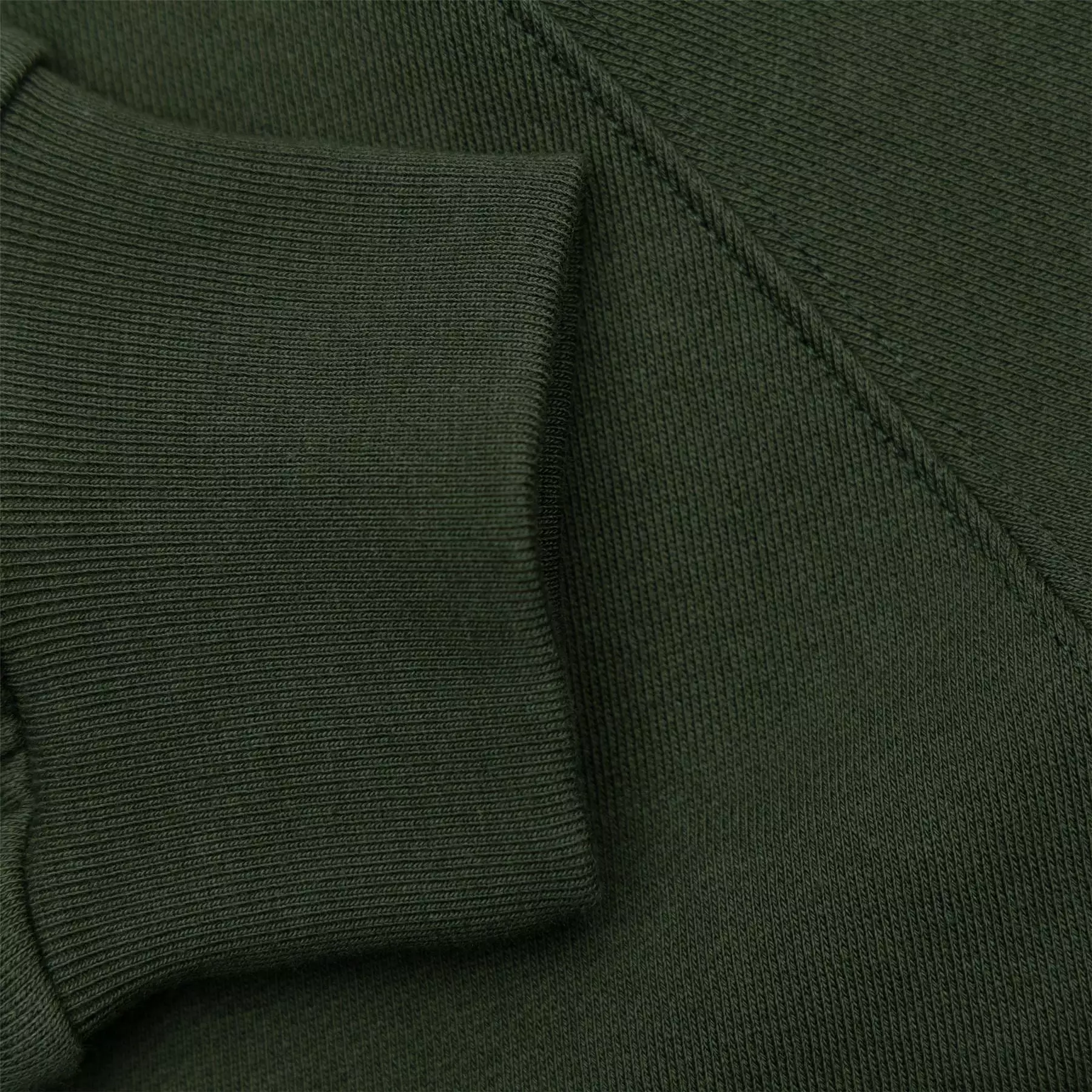 Organic Knitted Cotton Eighteenth Hoodie Green - 2024