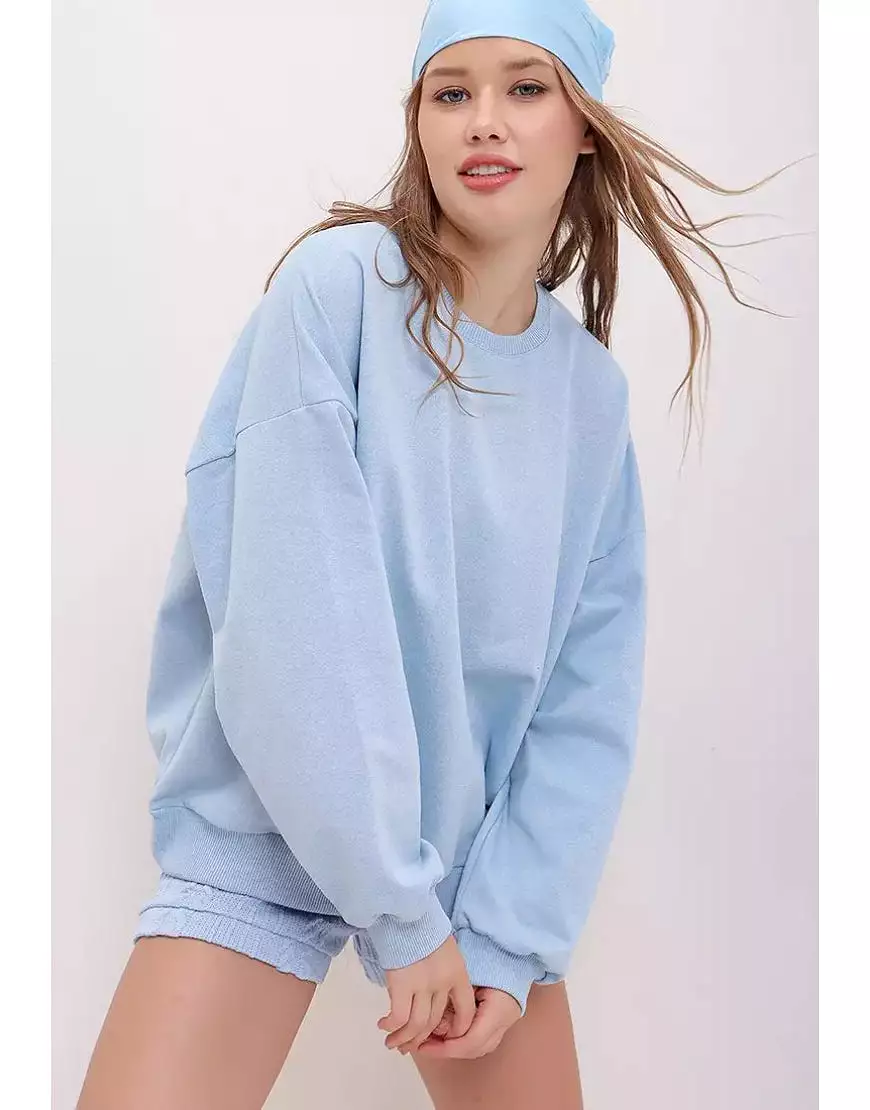 Oversized Crew Neck Sweatshirt (Minor Defect)