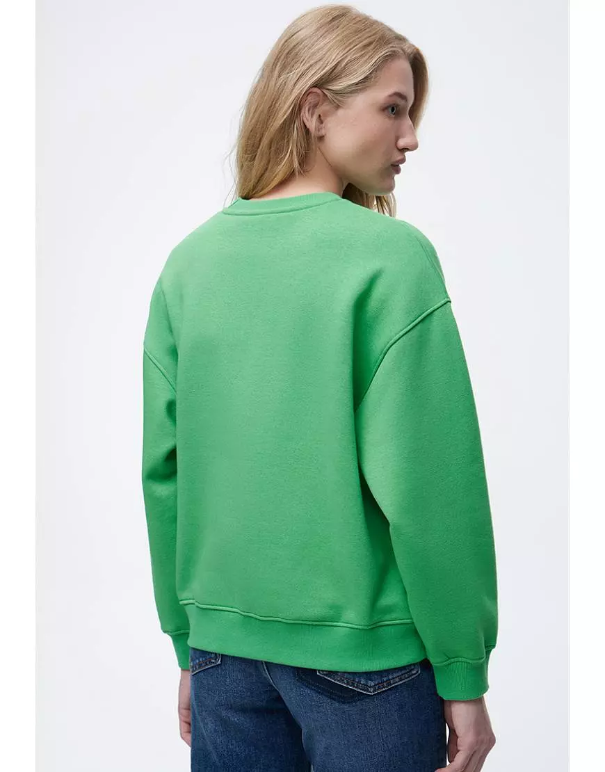 Oversized Sweatshirt Green