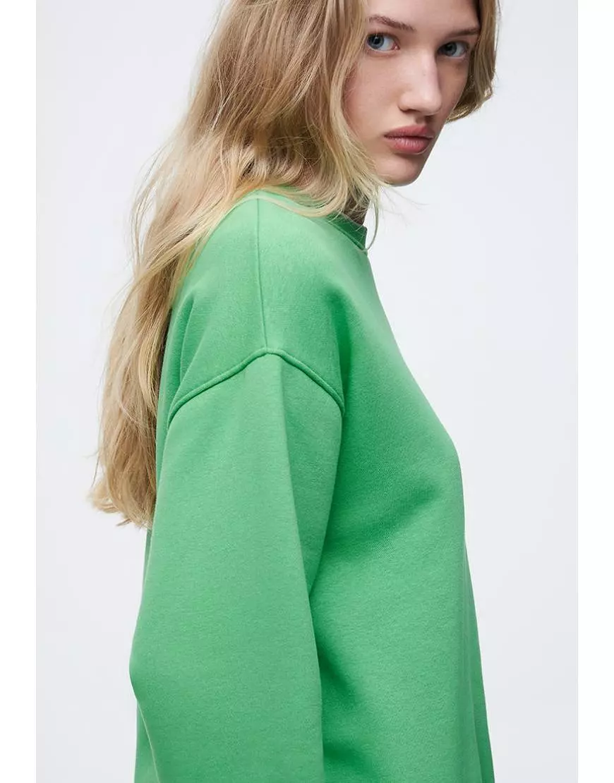 Oversized Sweatshirt Green