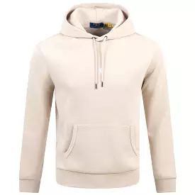 Polo Golf Double Knit Cotton Hoodie Sand Heather - AW23