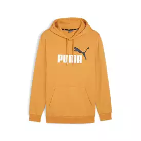 PUMA MEN'S ESSENTIAL LOGO YELLOW HOODIE