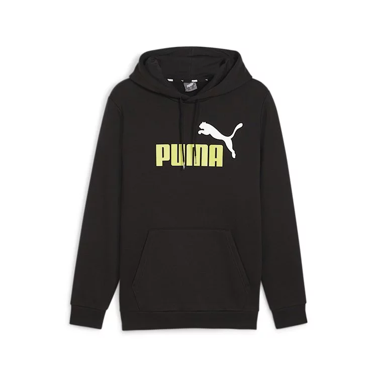 PUMA MEN'S LOGO HOODIE BLACK