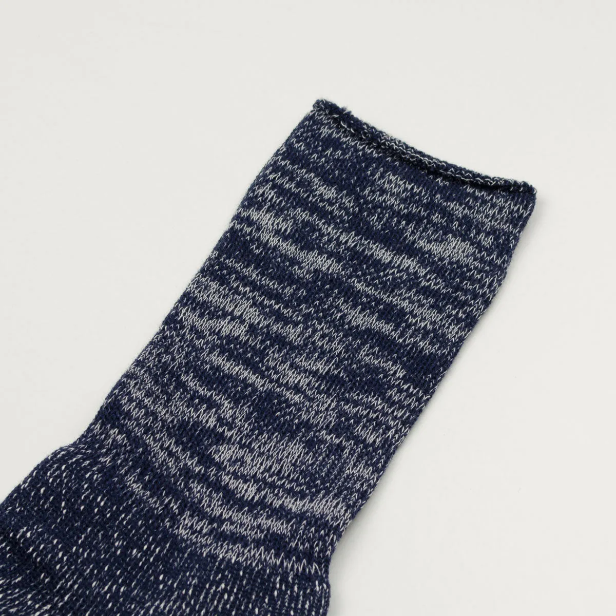 RoToTo - Washi Pile Crew Socks - Navy