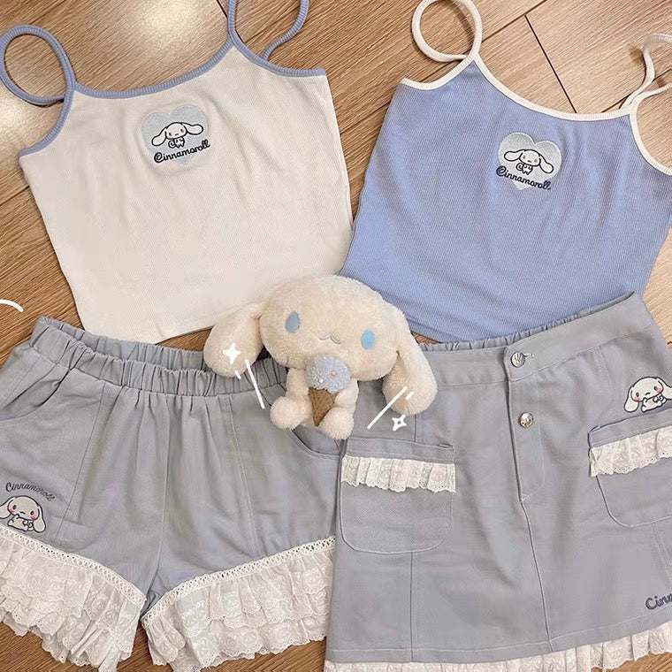 Sanrio collaboration MT baby skirt / shorts / camisole