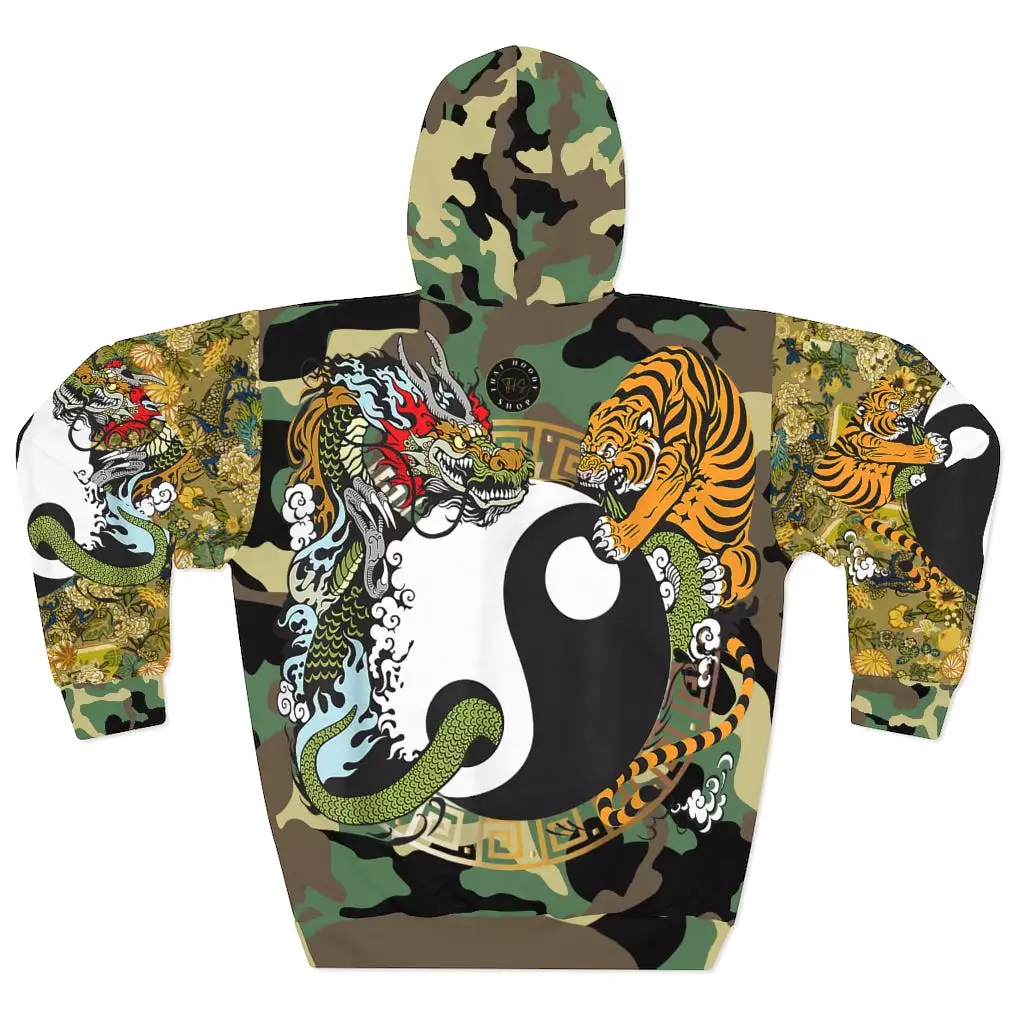 Serpent's Revenge (YinYang) Unisex Pullover Hoodie