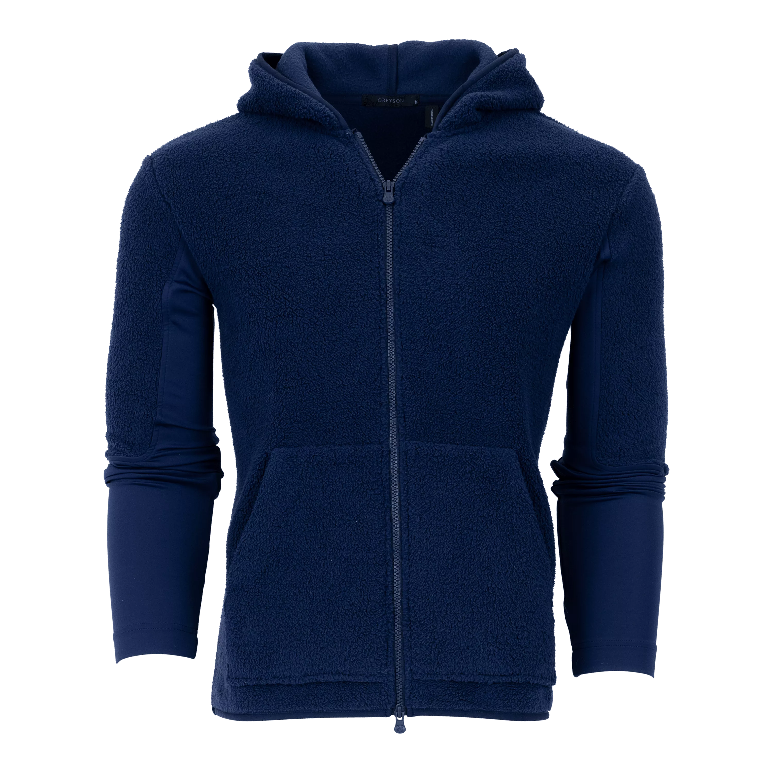 Sherpa Hybrid Full-Zip Hoodie