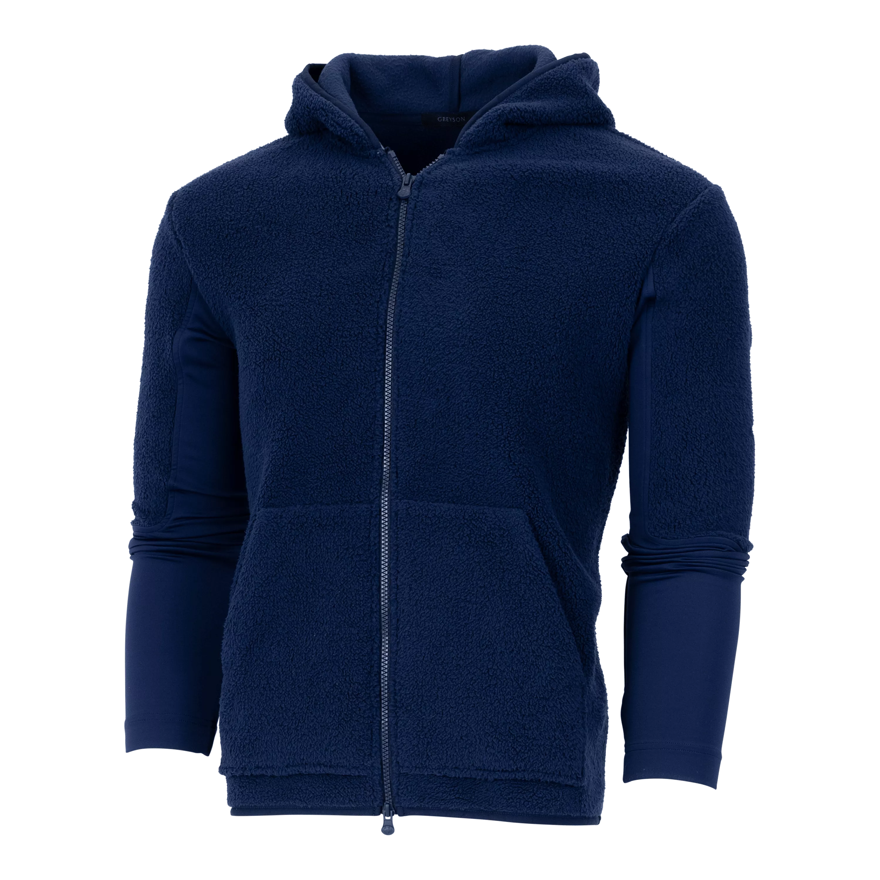 Sherpa Hybrid Full-Zip Hoodie