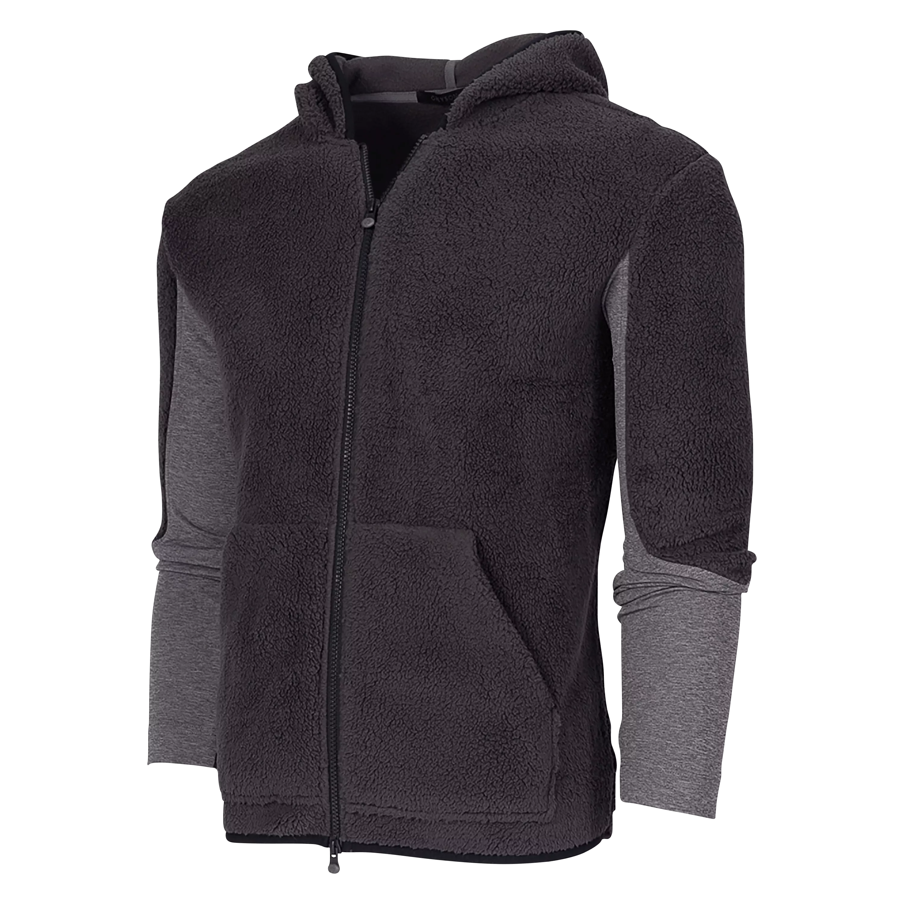 Sherpa Hybrid Full-Zip Hoodie