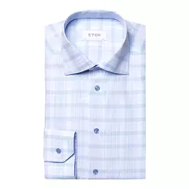 Slim Fit - Prince of Wales Checked Signature Twill Shirt