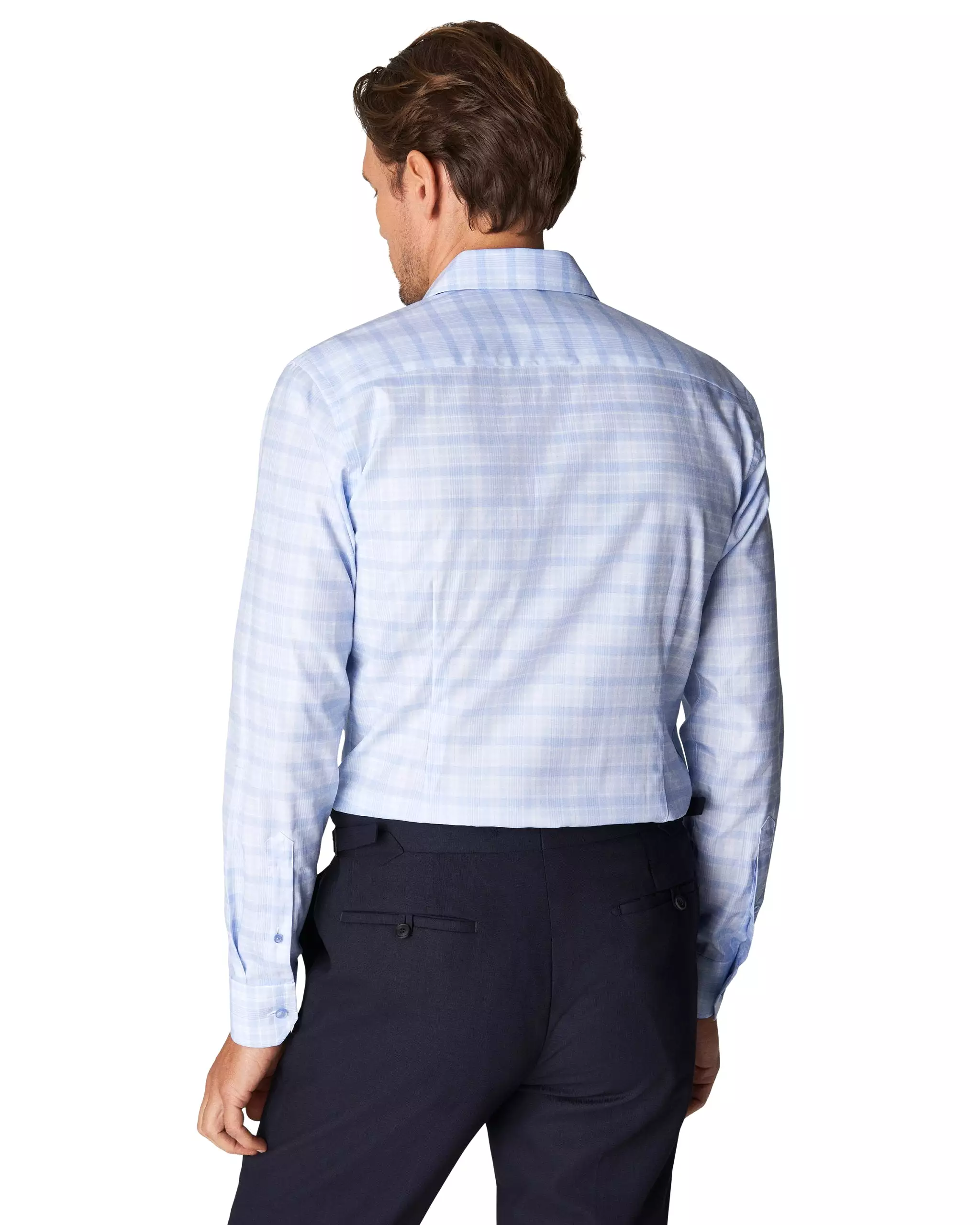 Slim Fit - Prince of Wales Checked Signature Twill Shirt