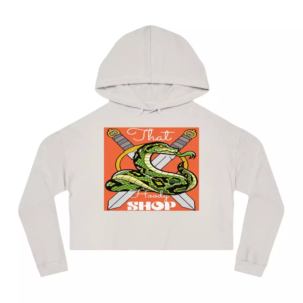 Snake Bite Cropped Hoodie