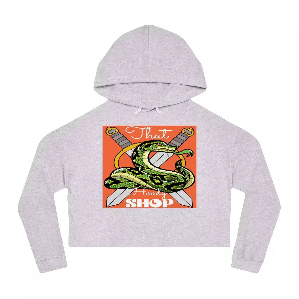 Snake Bite Cropped Hoodie