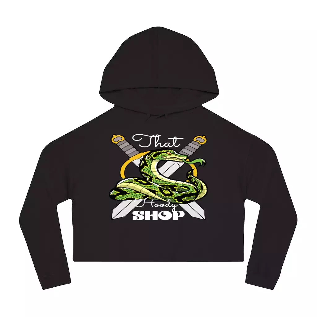 Snake Bite Cropped Hoodie