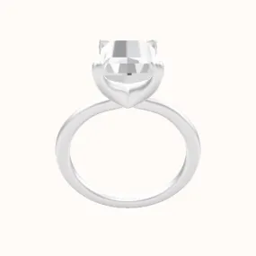 Solitaire Engagement Ring With Four Prong Head