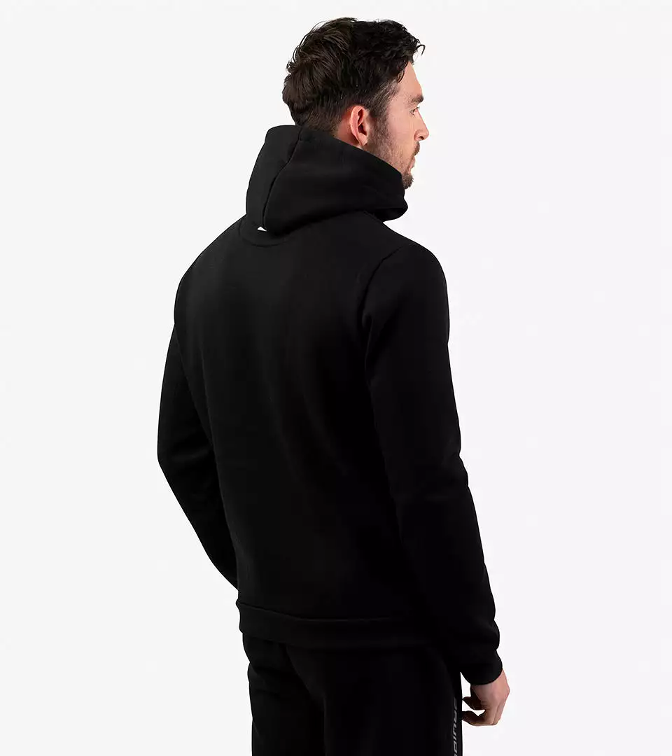 THE DOUBLE LOGO HOODIE - BLACK