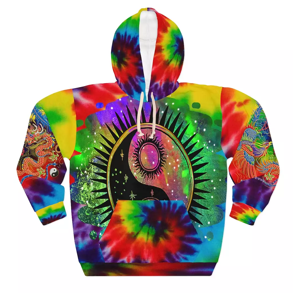 The Serpent's Rainbow (YinYang) Unisex Pullover Hoodie