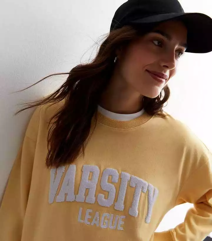 Varsity Yellow Sweatshirt