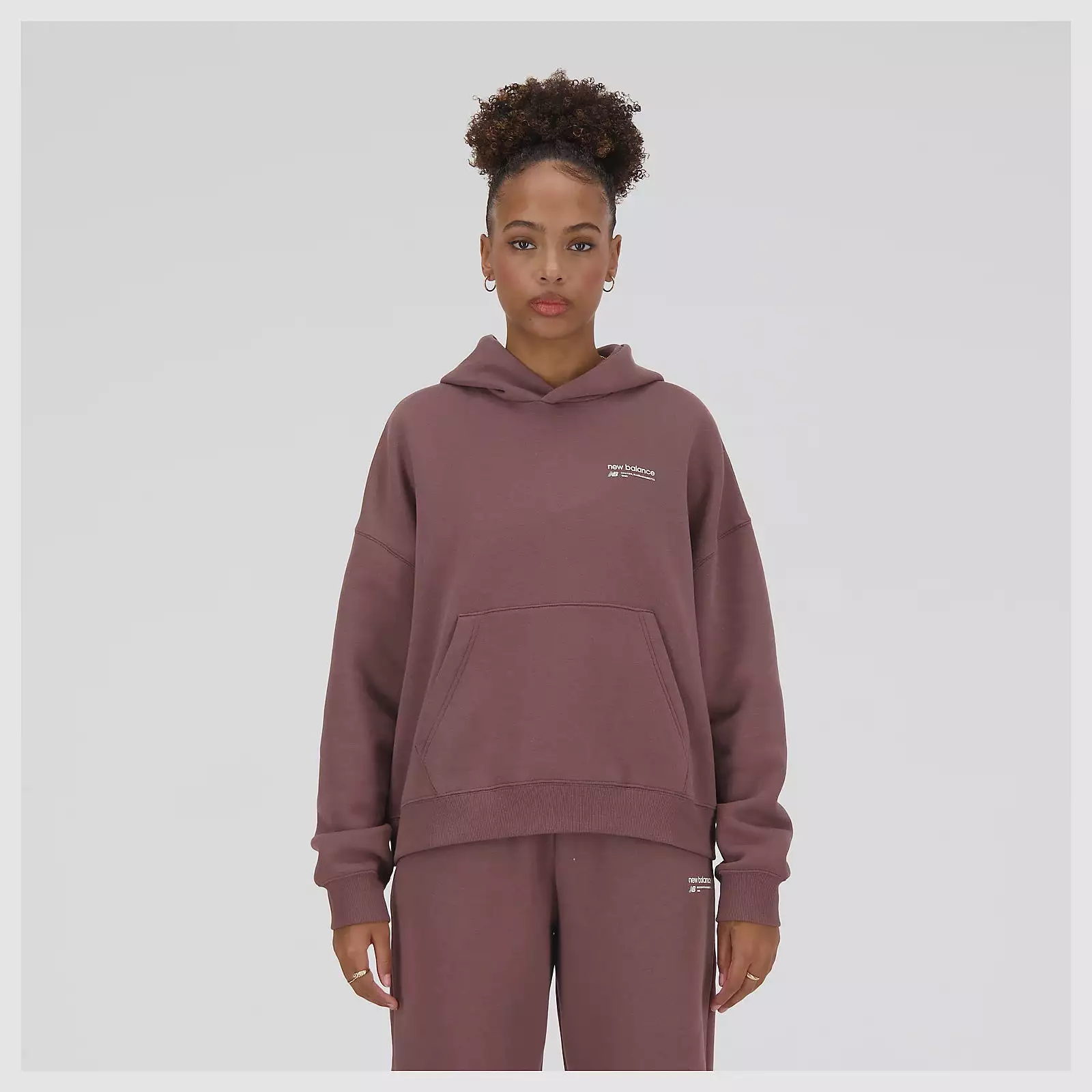 Women's Linear Heritage Brushed Back Fleece Hoodie