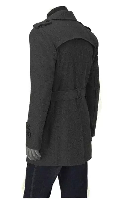 Woolen Men Trench Coat