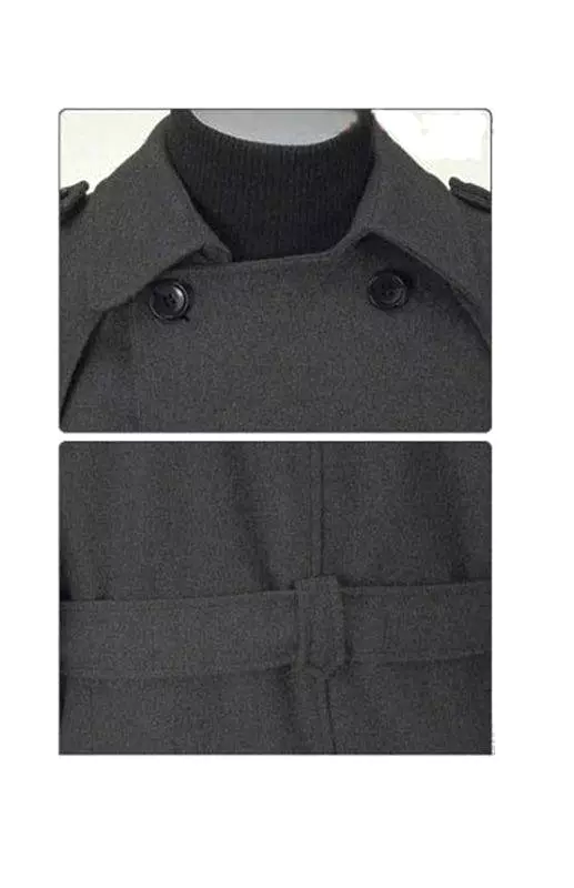 Woolen Men Trench Coat