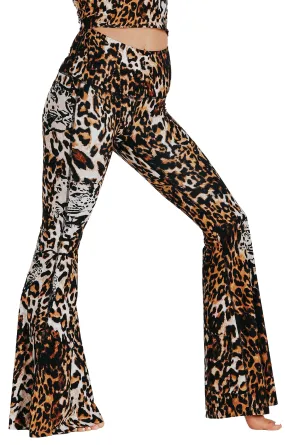 Yoga Democracy Wildcat Printed Bell Bottoms