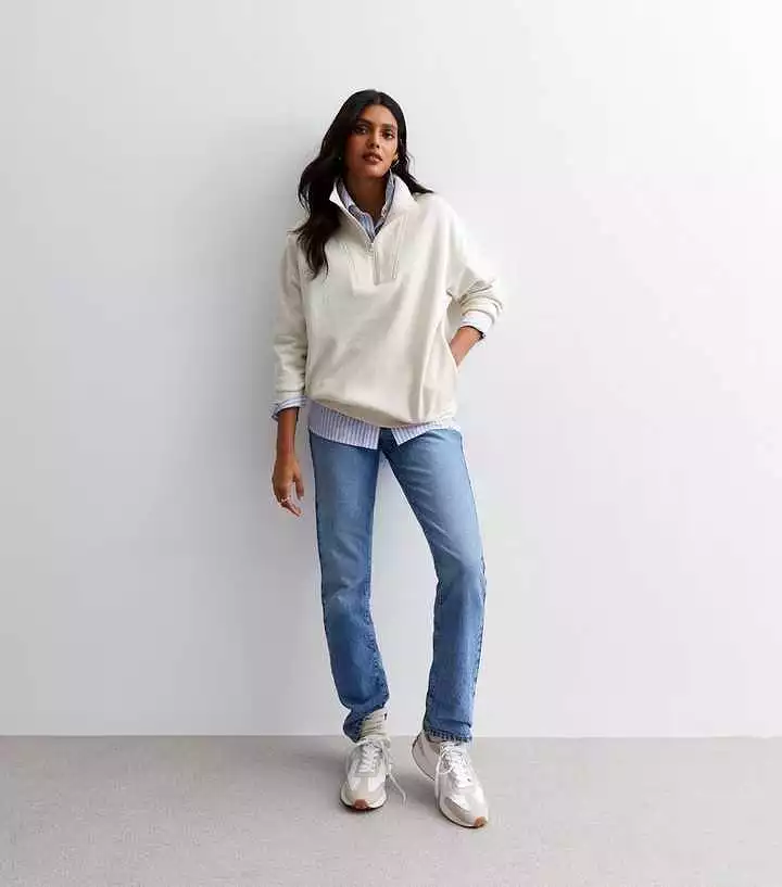 Zip Neck Sweatshirt